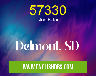 57330 means Delmont, SD 57330
