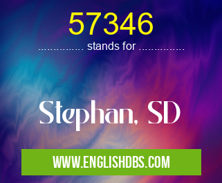 57346 means Stephan, SD 57346