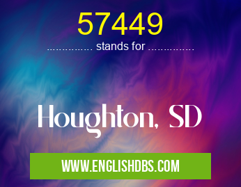 57449 means Houghton, SD 57449
