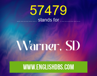 57479 means Warner, SD 57479