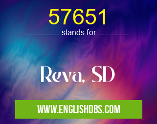 57651 means Reva, SD 57651