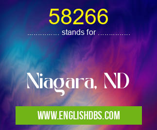 58266 means Niagara, ND 58266