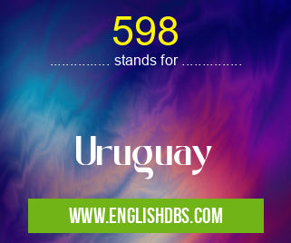 598 means Uruguay 598