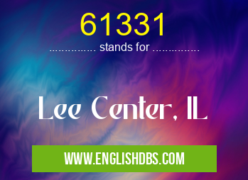 61331 means Lee Center, IL 61331