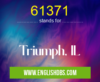 61371 means Triumph, IL 61371