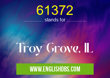 61372 means Troy Grove, IL 61372