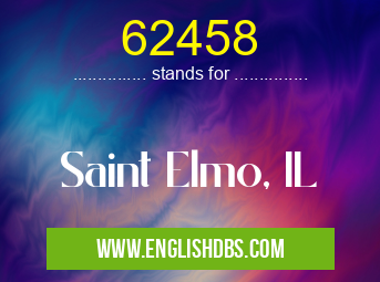62458 means Saint Elmo, IL 62458