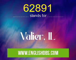 62891 means Valier, IL 62891