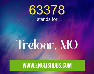 63378 means Treloar, MO 63378