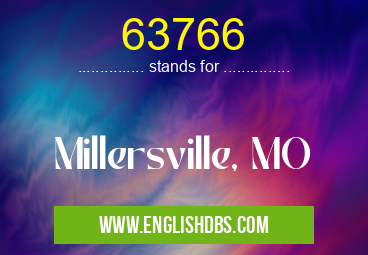 63766 means Millersville, MO 63766