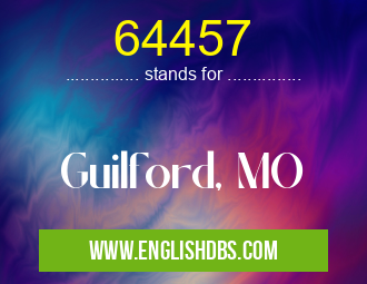 64457 means Guilford, MO 64457