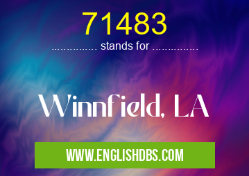 71483 means Winnfield, LA 71483