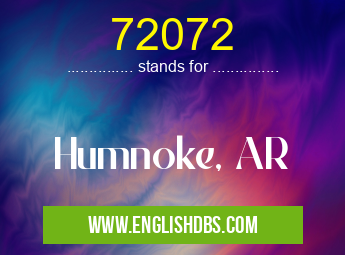 72072 means Humnoke, AR 72072