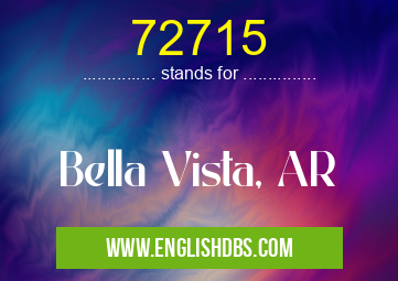 72715 means Bella Vista, AR 72715