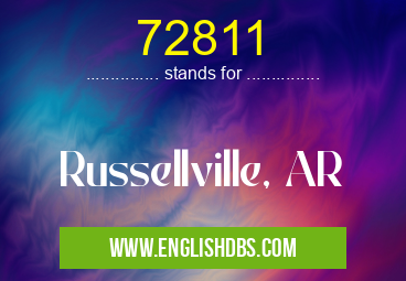 72811 means Russellville, AR 72811