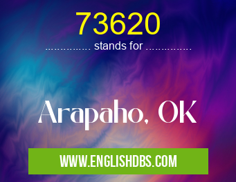 73620 means Arapaho, OK 73620