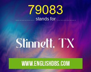 79083 means Stinnett, TX 79083