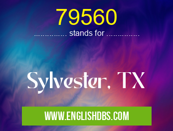 79560 means Sylvester, TX 79560
