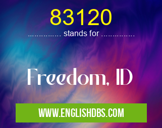 83120 means Freedom, ID 83120