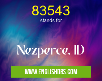 83543 means Nezperce, ID 83543