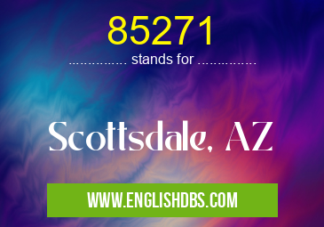 85271 means Scottsdale, AZ 85271