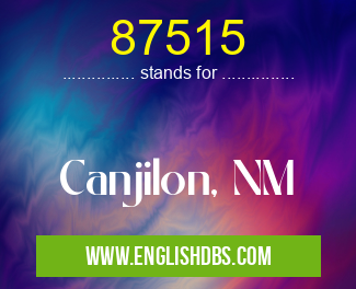 87515 means Canjilon, NM 87515