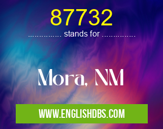 87732 means Mora, NM 87732