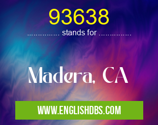 93638 means Madera, CA 93638