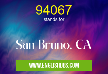 94067 means San Bruno, CA 94067