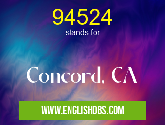 94524 means Concord, CA 94524