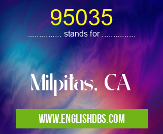 95035 means Milpitas, CA 95035