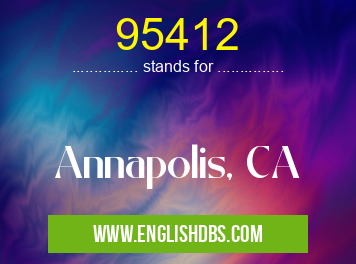95412 means Annapolis, CA 95412