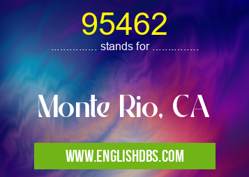 95462 means Monte Rio, CA 95462