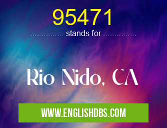 95471 means Rio Nido, CA 95471