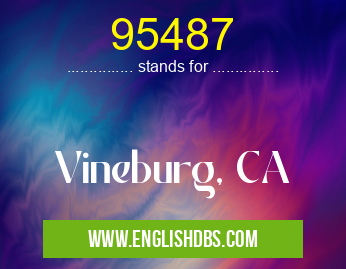 95487 means Vineburg, CA 95487