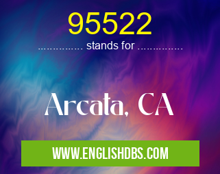 95522 means Arcata, CA 95522