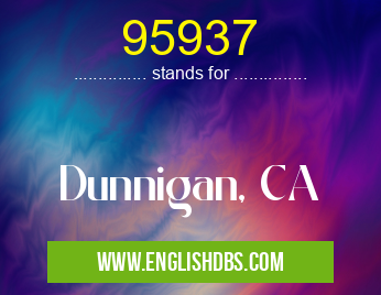 95937 means Dunnigan, CA 95937