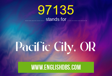 97135 means Pacific City, OR 97135