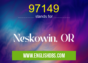 97149 means Neskowin, OR 97149