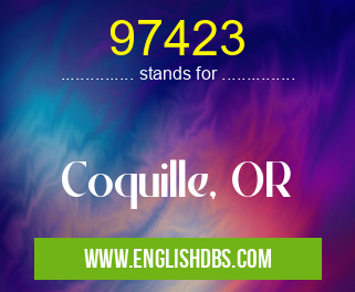 97423 means Coquille, OR 97423