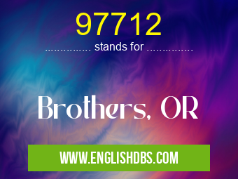 97712 means Brothers, OR 97712