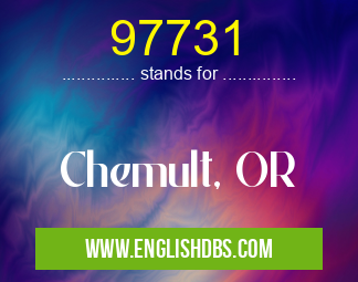 97731 means Chemult, OR 97731