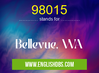 98015 means Bellevue, WA 98015