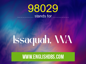 98029 means Issaquah, WA 98029
