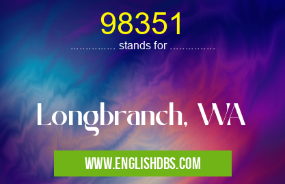 98351 means Longbranch, WA 98351