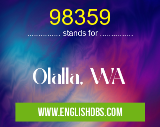 98359 means Olalla, WA 98359