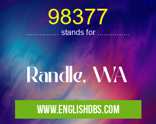 98377 means Randle, WA 98377
