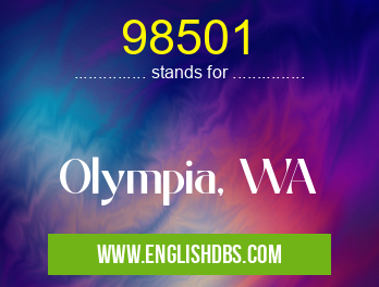 98501 means Olympia, WA 98501