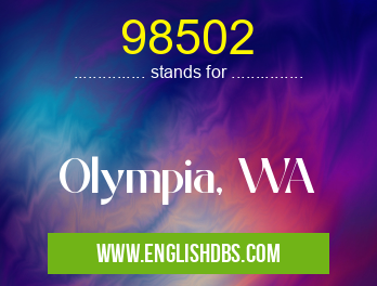98502 means Olympia, WA 98502