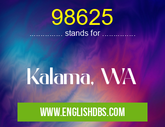 98625 means Kalama, WA 98625